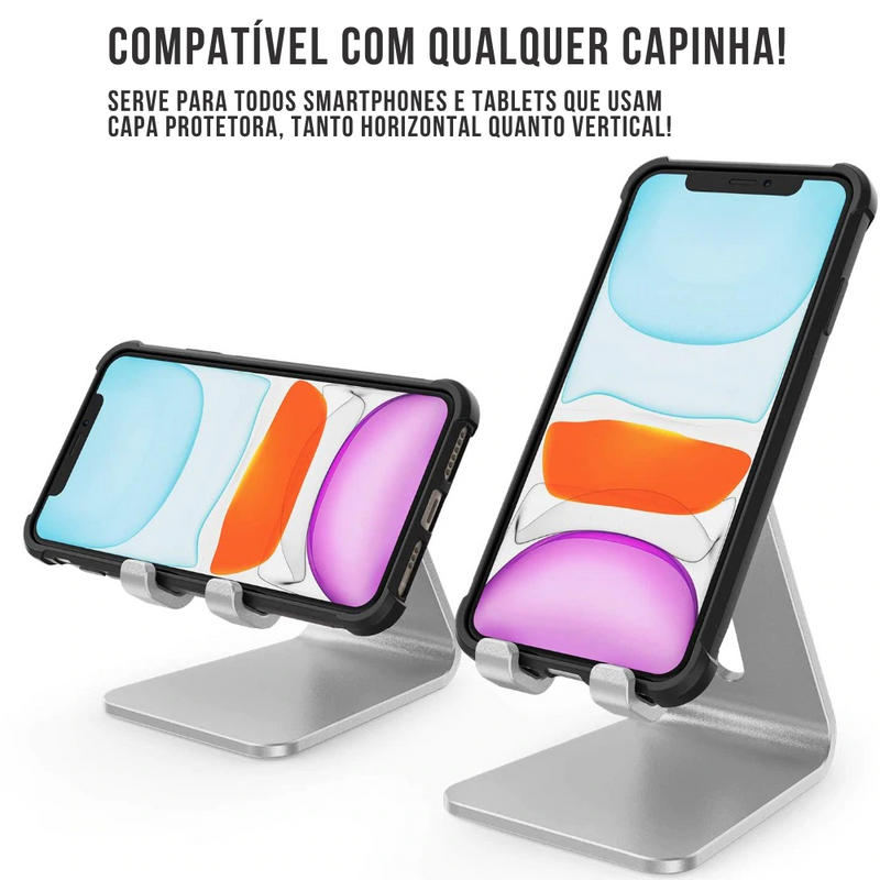 Suporte Celular e Tablet –  Dobrável, Ergonômico e Portátil