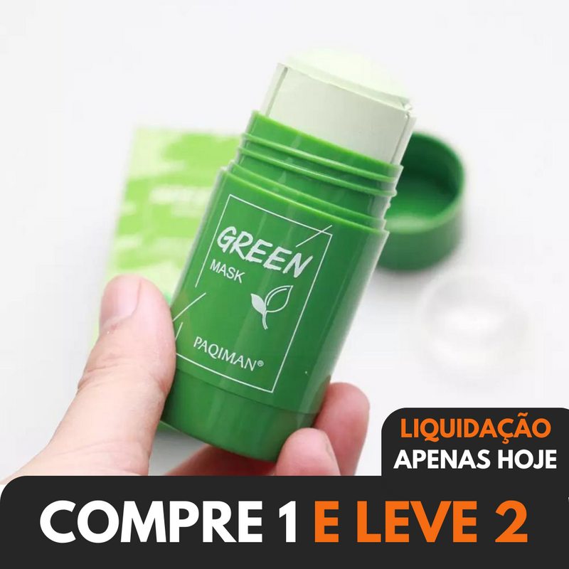 [COMPRE 1 E LEVE 2] Revele Sua Beleza Eliminando Espinhas E Cravos - Green Mask