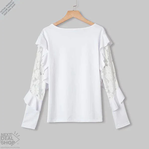 Blusa Feminina Babados Floral