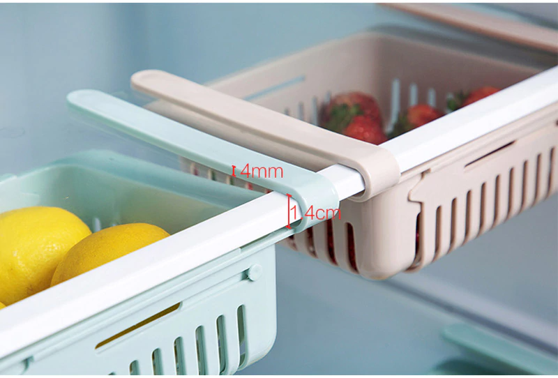 Organizador de Geladeira Universal – Organize Frutas, Legumes e Verduras