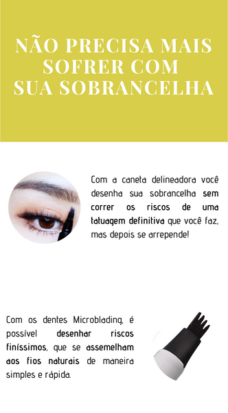 Delineador Microblading à Prova D’água – 4 Cores