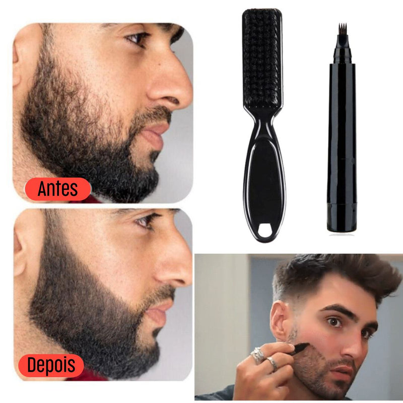 Caneta Preenchedora para Barba - Caneta Beard Pen