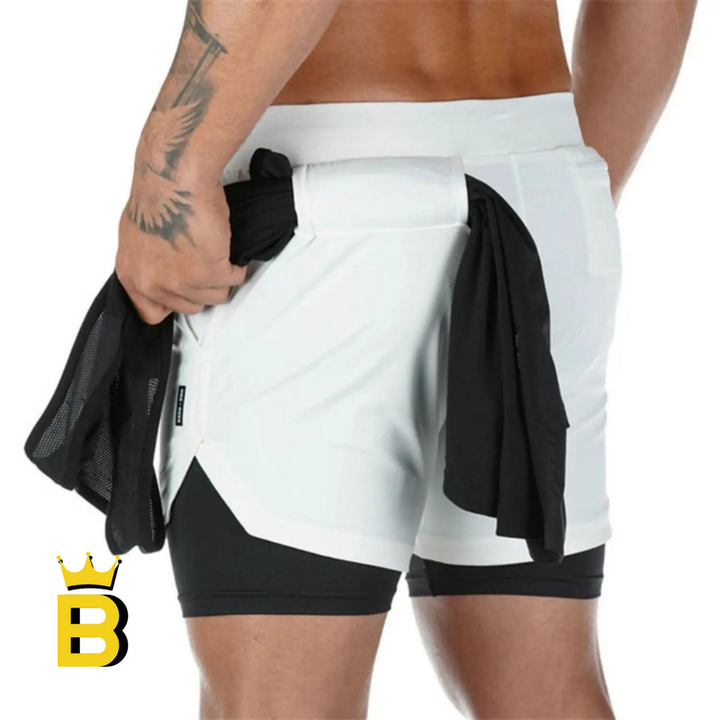 Short DryFit de Compressão - (COMPRE 1, LEVE 2)