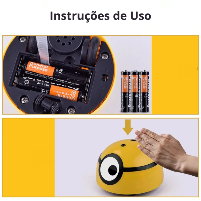 Brinquedo Minion Inteligente – Escapamento Automático Para Pets